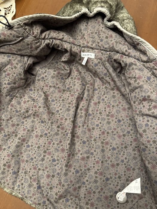 Palton gros cu gluga de fete marimea 18