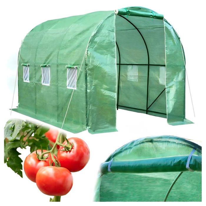 Резервно покривало за оранжерия 3x2x2м – Армирано UV , с цип и п