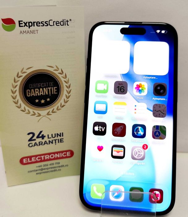 (AG 35)Telefon iPhone 16 128Gb  b.34438 - 3000Lei Garantie 2ani!