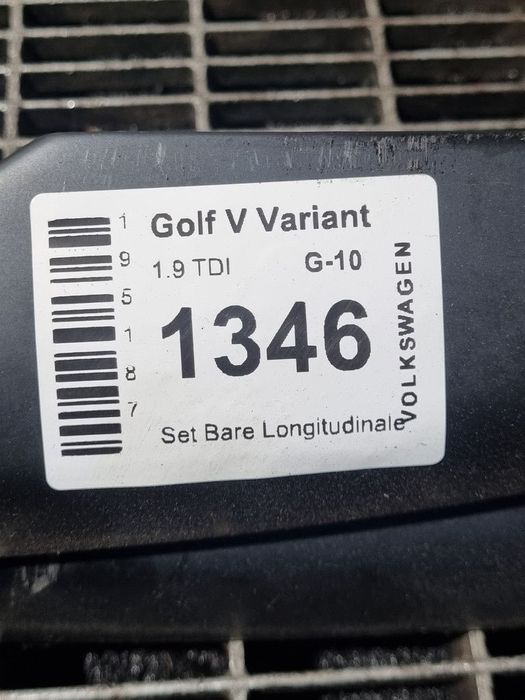 Set Bare Longitudinale Volkswagen Golf V Variant 2007 - 2009 Combi 4 Usi (1346)