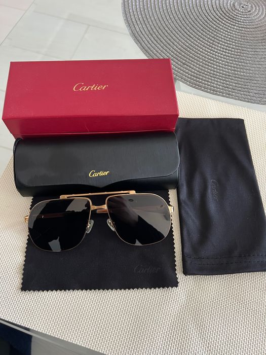 Мъжки Очила Cartier aviator CT 0353S 006