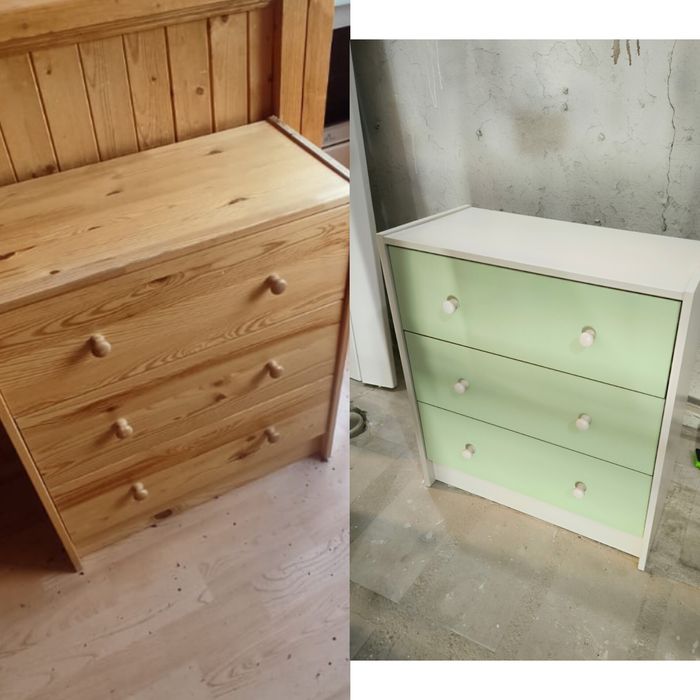 Перекраска мебели, дверей