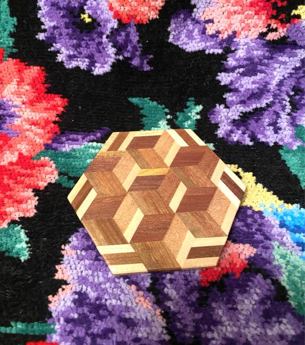 Костеры подставки под стаканы шпон