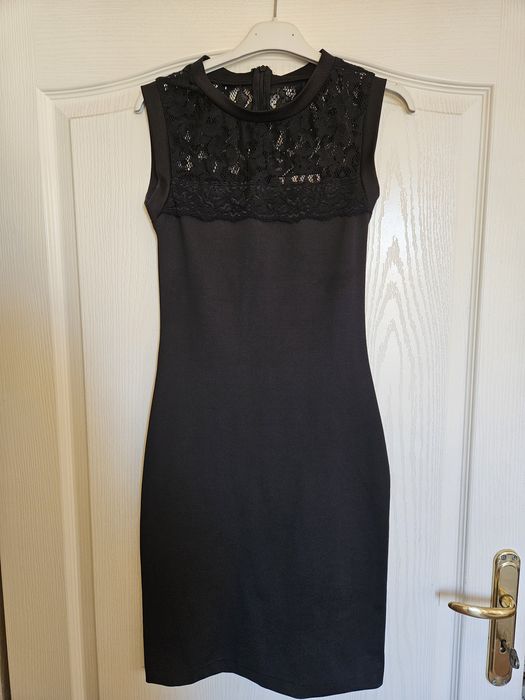 Дамска черна елегантна рокля