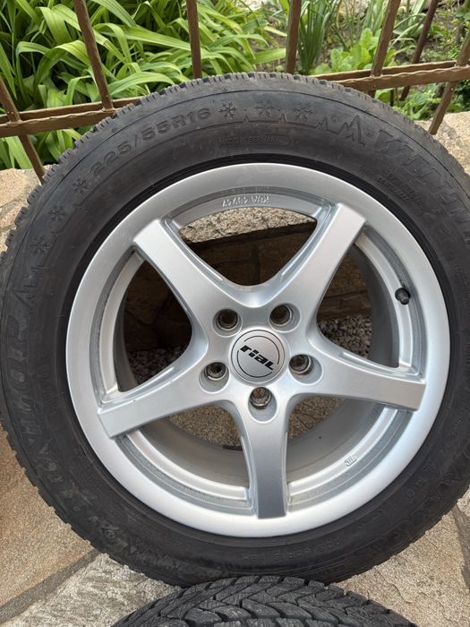 R16 алуминиеви джанти 5x112 + зимни гуми 225/55 R16