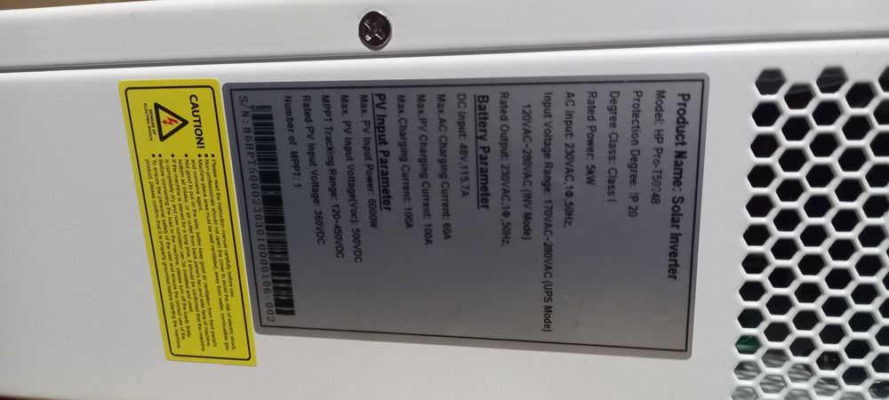 Гибридный инверторы 3.6kw