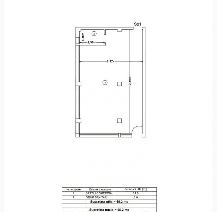Spatiu comercial de vanzare Popas Pacurari Iasi