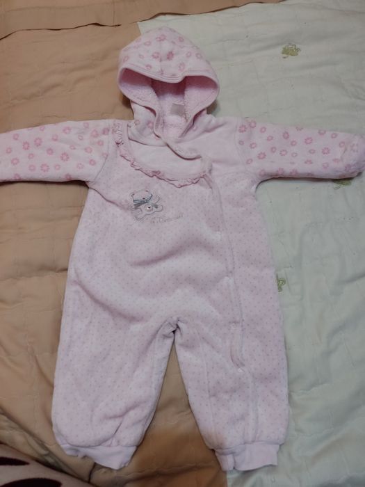 Теплый слип на девочку