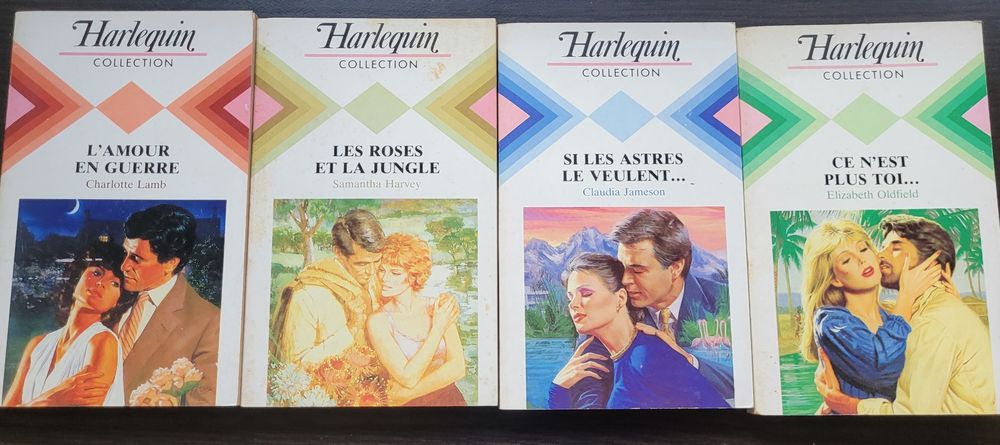 37 заглавия от романтична колекция Арлекин на френски език