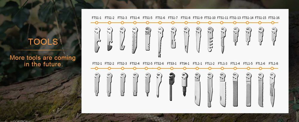 Multitool EDC Roxon S804G Flex - Patent multifunctional modular