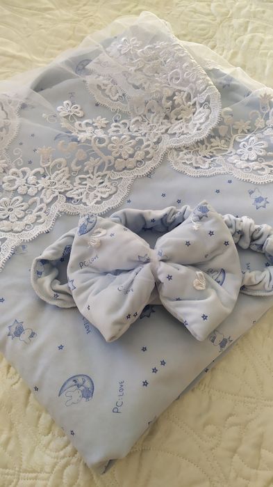 Детское одеяло-конверт на выписку