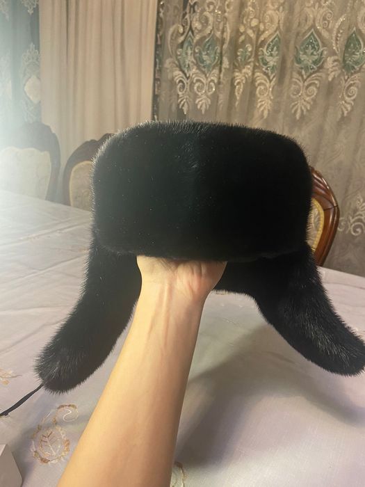 Ушанка норковая 56 размер