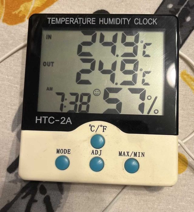 Ceas cu afisarea temperaturii si a umiditatii HTC-2A