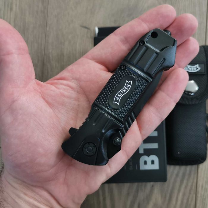 Сгъваем нож Walther BTK  с калъф Black Tac Knife