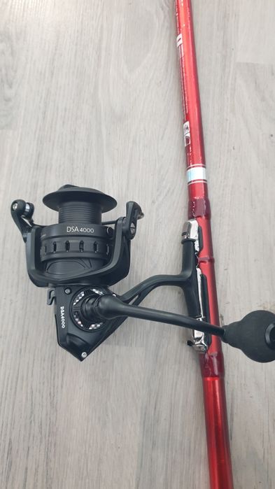 НОВИ!Въдица за Зарган-Telematch 20-80гр.макара,джиг,корда,бомбарда