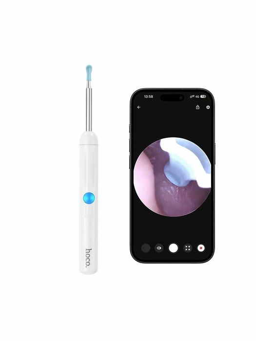 Умная чистка ушей с камерой/подсветкой/Wi-Fi/приложение/Доставка 24/7