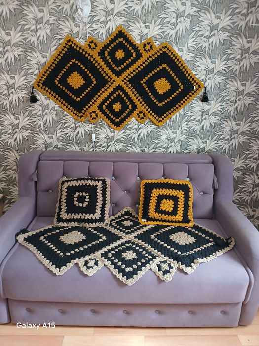 Плед ручная работа