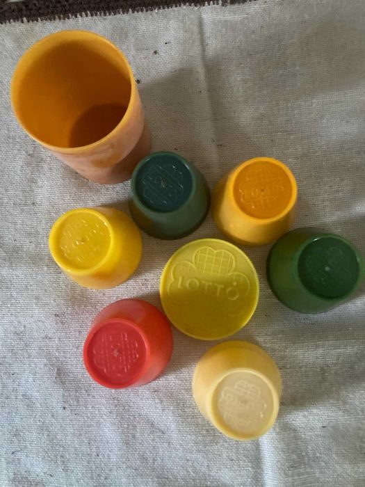 set pahare retro lotto