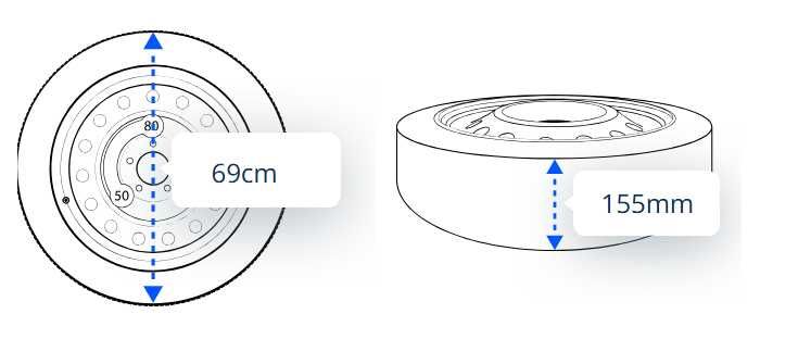 НОВА резервна гума тип Патерица за Audi,Mercedes,Opel,BMW,Peugeot и др