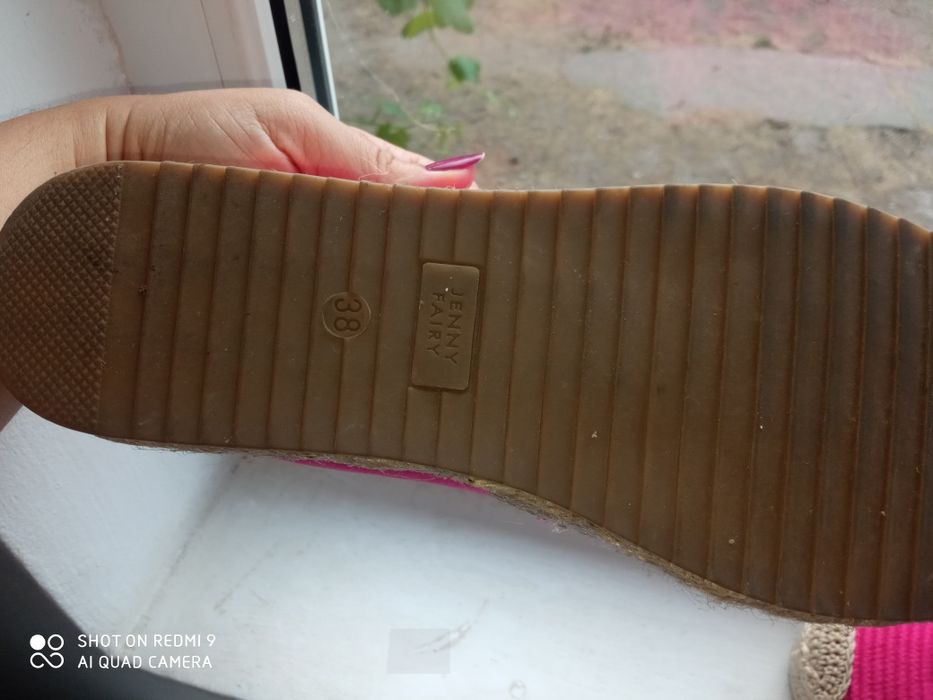 Espadrile dama fucsia