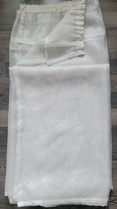 Продам белый тюль готовый