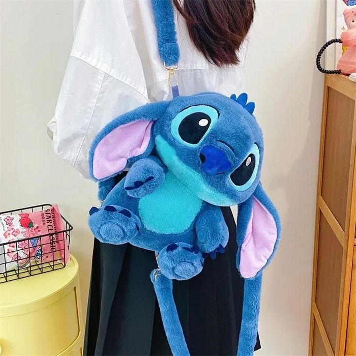 Плюшена играчка 3D Раница Лило и Стич/плюшена чанта Стич Stitch
