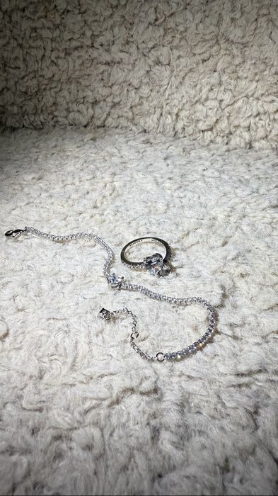 Набор из браслета и кольца «Pandora»