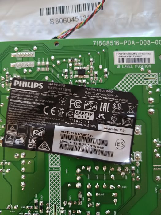 Placa de baza sursa smart tv samsung ue32j451daw si ue49mu6202k 2