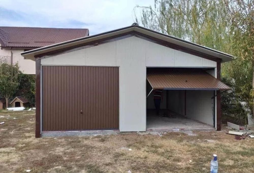 Garaje auto din panouri sandwish