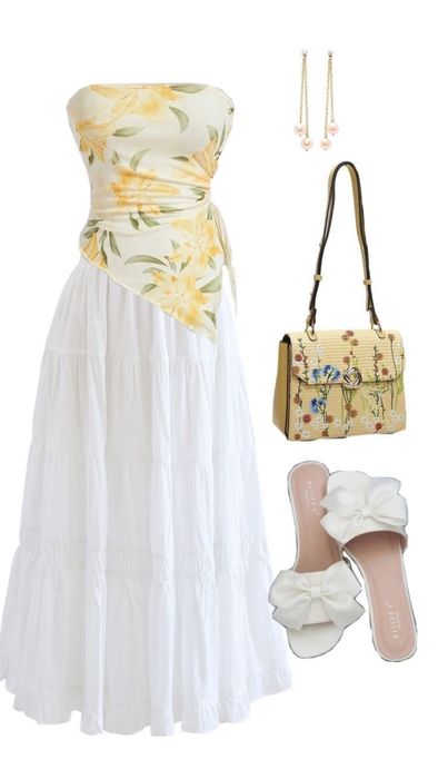 Юбка бохо макси длинная