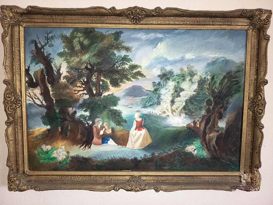 Tablou pictat manual in ulei