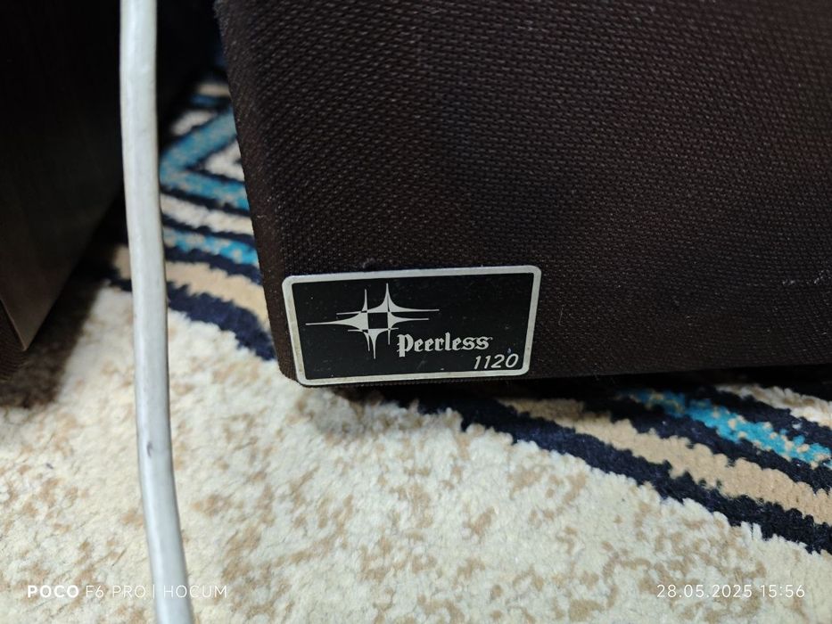 HiКолонки Peerless то1120 в отличном состоянии 
Усилитель Sony TA1150