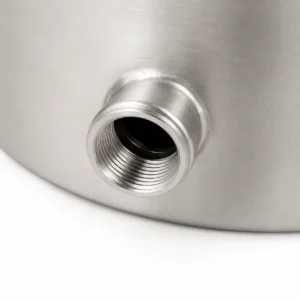 Butoi INOX 150 L cu capac clamp si garnitura, cadou robinet din INOX NOU Garantie Livrare rapida