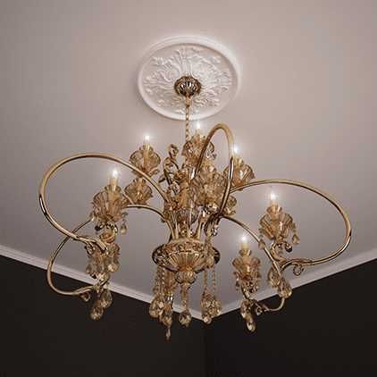 Rozete decorative pentru tavan – modele variate, prețuri competitive