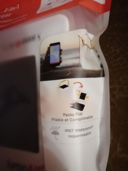 Led Соларен туристически фенер, usb зарядно Lumin Aid