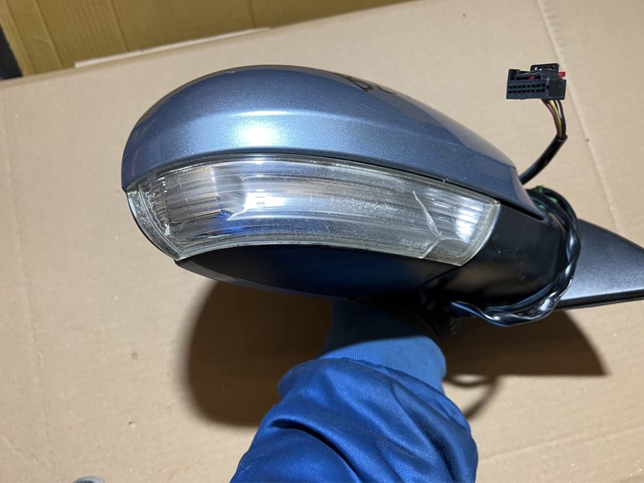 Oglinda dreapta pasager bleo deschis lb5m pt vw passat b6