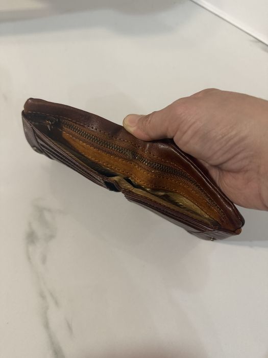 Кожанный маленький портмоне