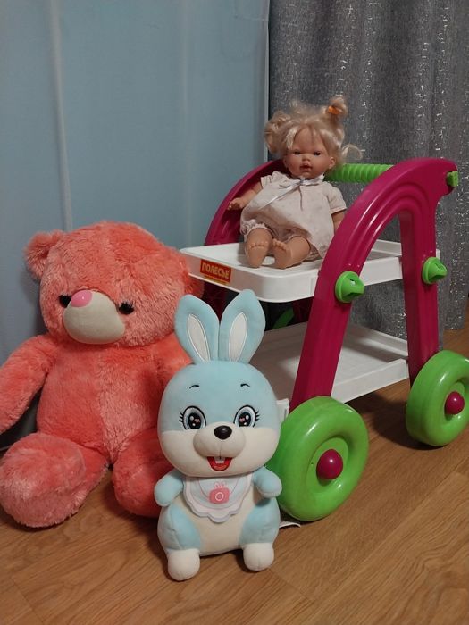 Набор игрушек. Кукла Liorens, тележка