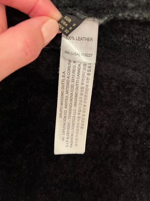 Vand cojoc Massimo Dutti, piele naturala.