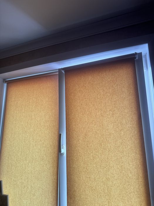 Рол шторы бежевый цвет