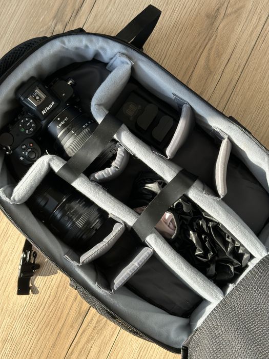 Nikon z5, 24-70мм + 50мм.