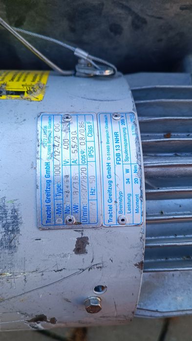 Troliu electric santier
