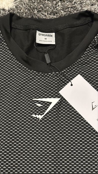 Tricou Gymshark Onyx V5 Gri Nou M