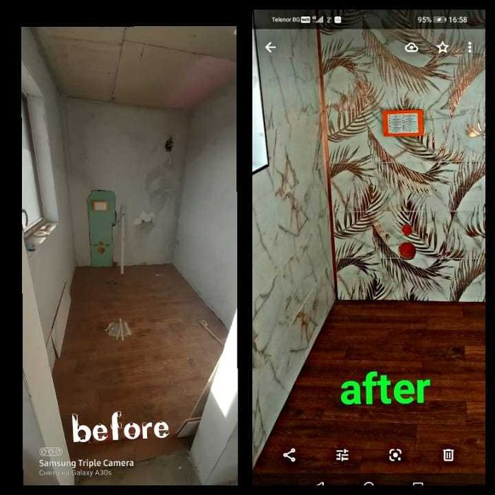 Майстор в полагането на плочки. Бани, стълбища, тераси.