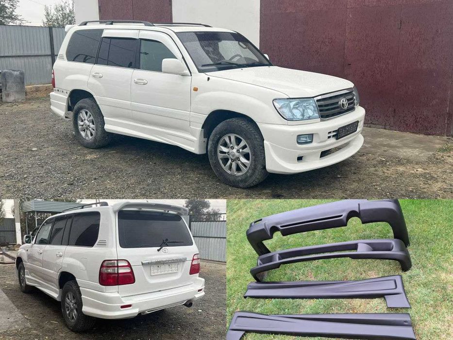 Тюнингованные накладки Aura на Lexus LX 470 Toyota Land Cruiser 100