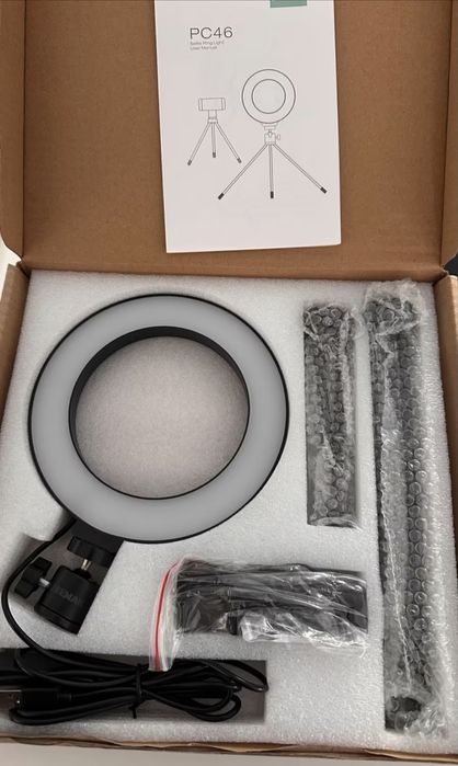 Inel luminos LED / Ring Light Jeemak PC46( 6 inch ) cu trepied