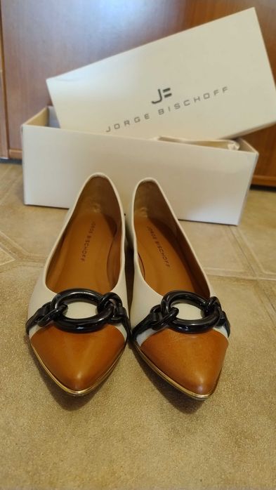 Дамски обувки естествена кожа JORGE BISCHOFF