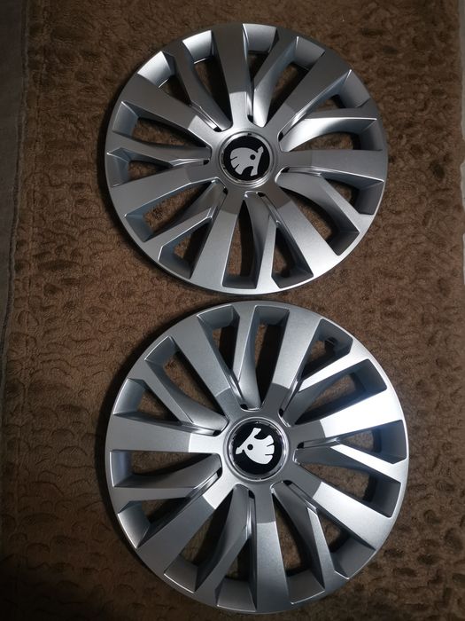 Capace roti Skoda 15inchi,logo nou-Capace Renault,Peugeot,Logan 15inch
