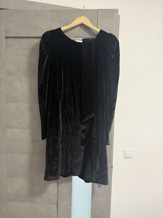 Rochie din catifea neagra