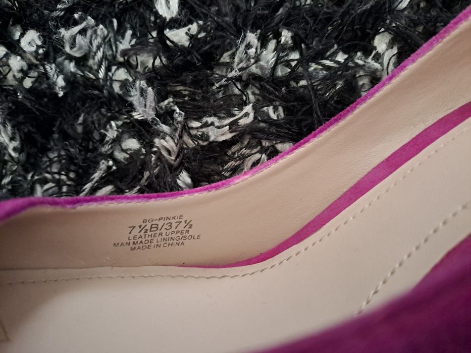 Цикламени обувки на ток Pink